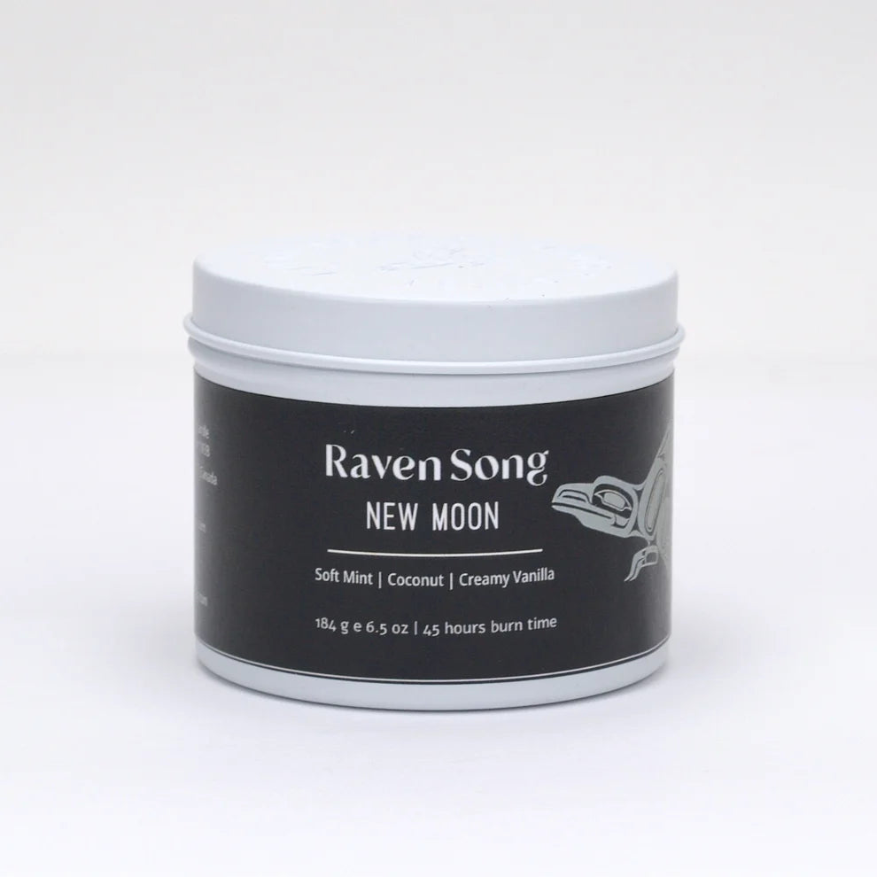 NEW MOON CANDLE | SOFT MINT + COCONUT + CREAMY VANILLA