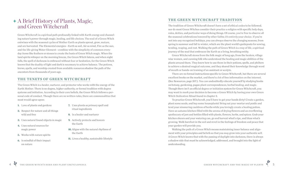 The Green Witch's Herb & Plant Encyclopedia (hc)