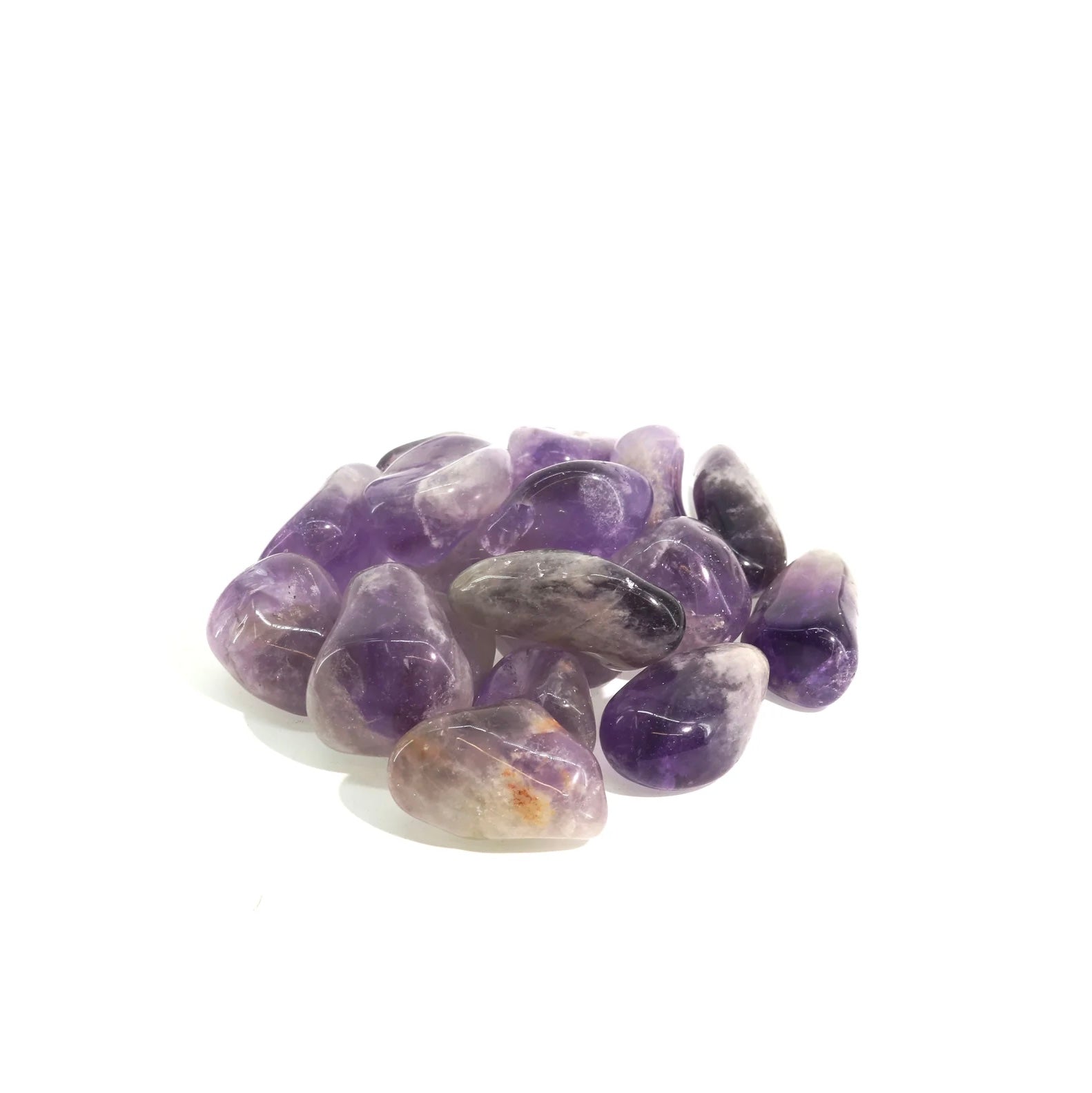 Amethyst Tumbled Stone – Intuition & Spiritual Protection Healing Crystal (B Grade)