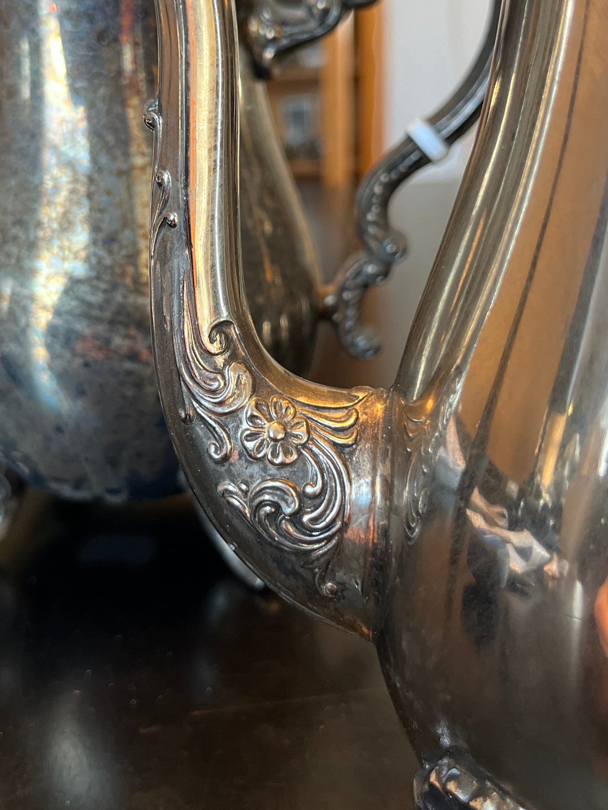 Vintage Plate Silver E.P. Copper Coffee/ Teapot