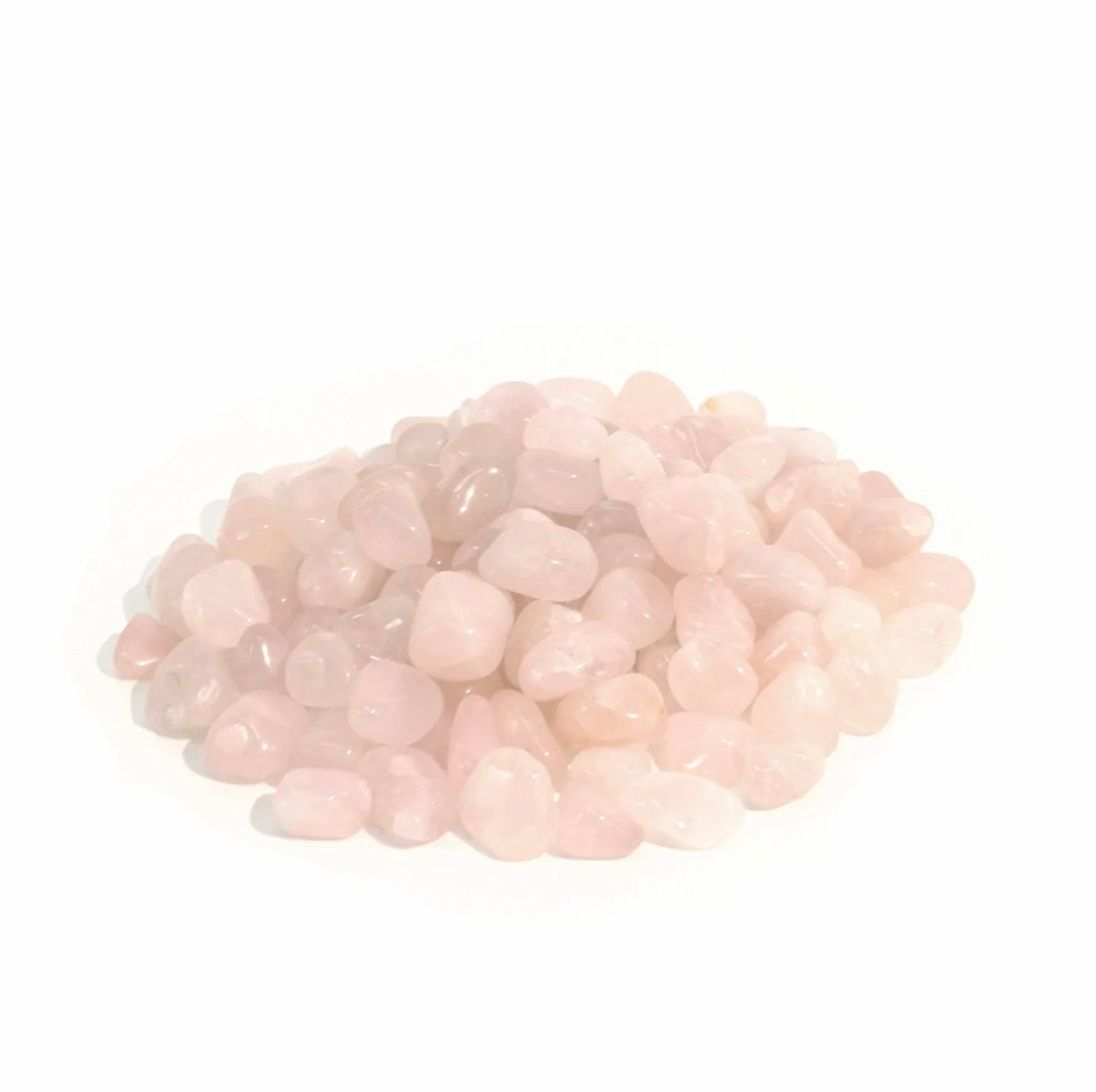 Rose Quartz Tumbled Stone – Love & Self-Compassion Healing Crystal (B Grade)