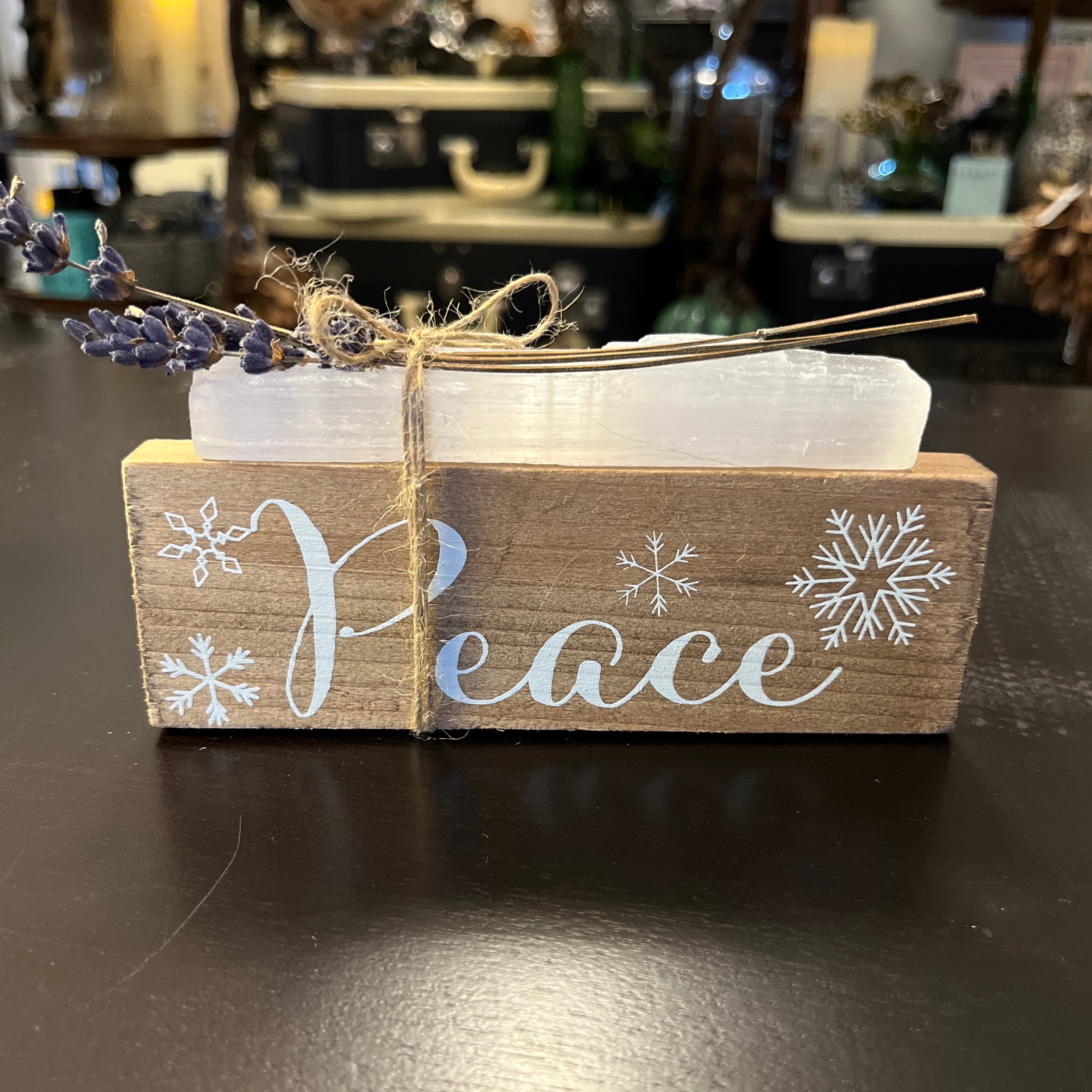 Holiday Wood Tabletop Signs