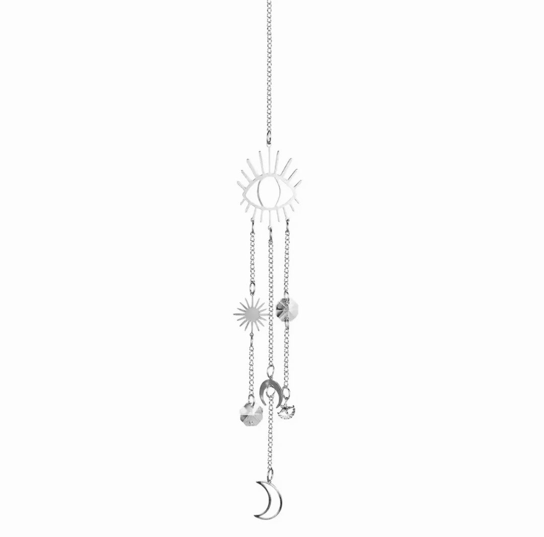 Silver Crystal Suncatcher