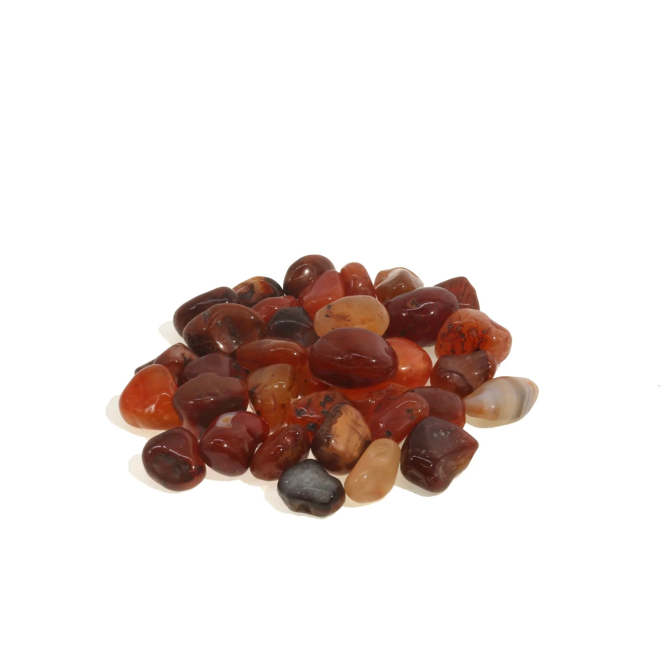 Carnelian Tumbled Stone – Vitality & Creative Energy Healing Crystal