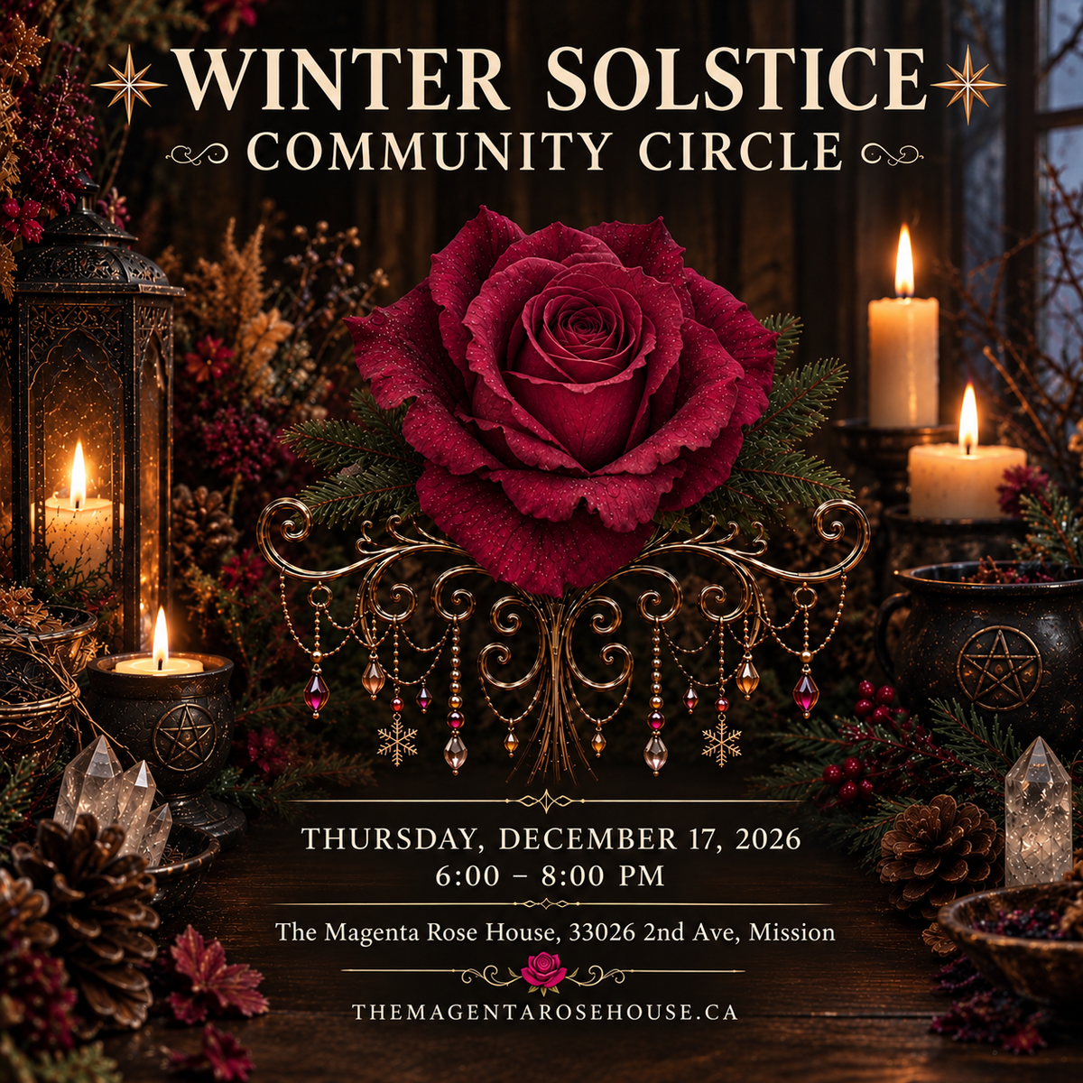Winter Solstice ~ Returning Light Community Circle – December 17, 2026