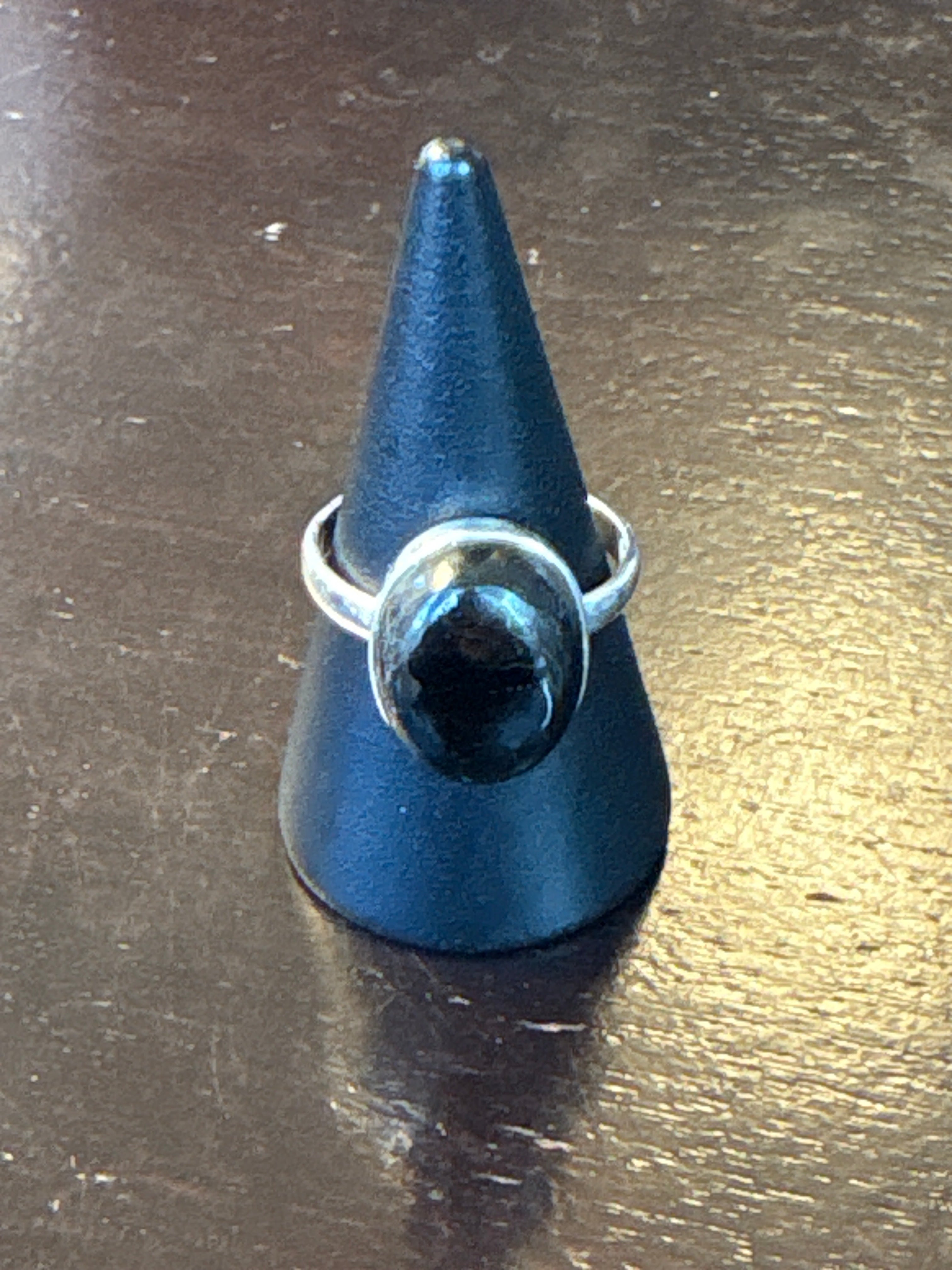 Silver .925 Tourmaline Ring (205) – Protection & Grounding Crystal Jewelry