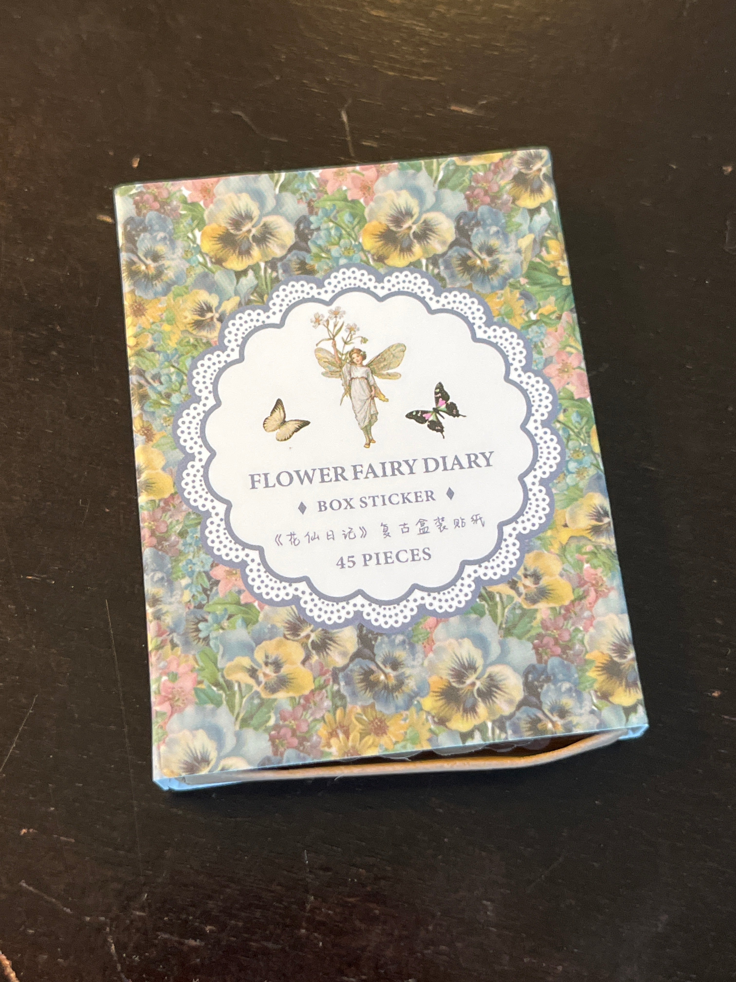 Flower Fairy Diary Box Stickers