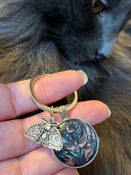 Moth Keychain