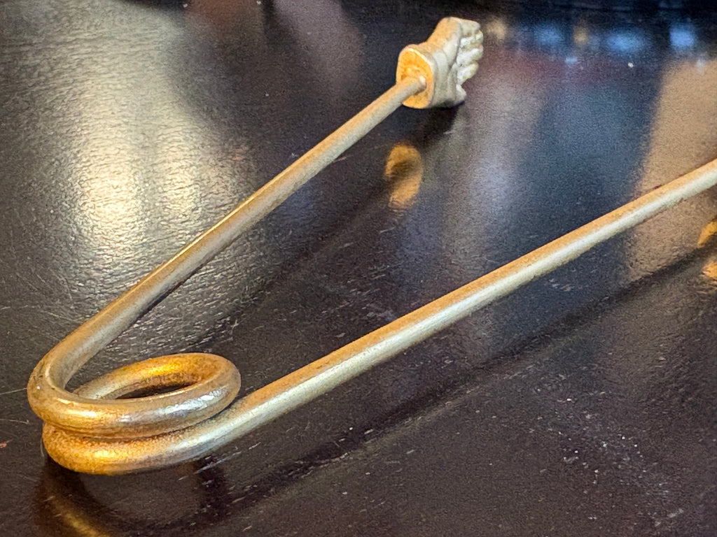 Vintage Brass Hand Tongs — Hands of Offering