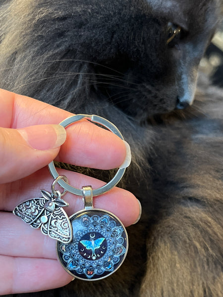 Moth Keychain