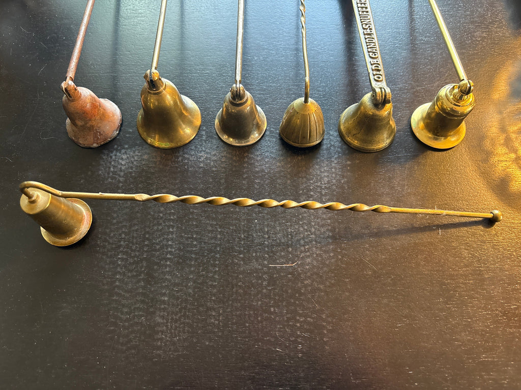 Long Barley-Twist Brass Snuffer