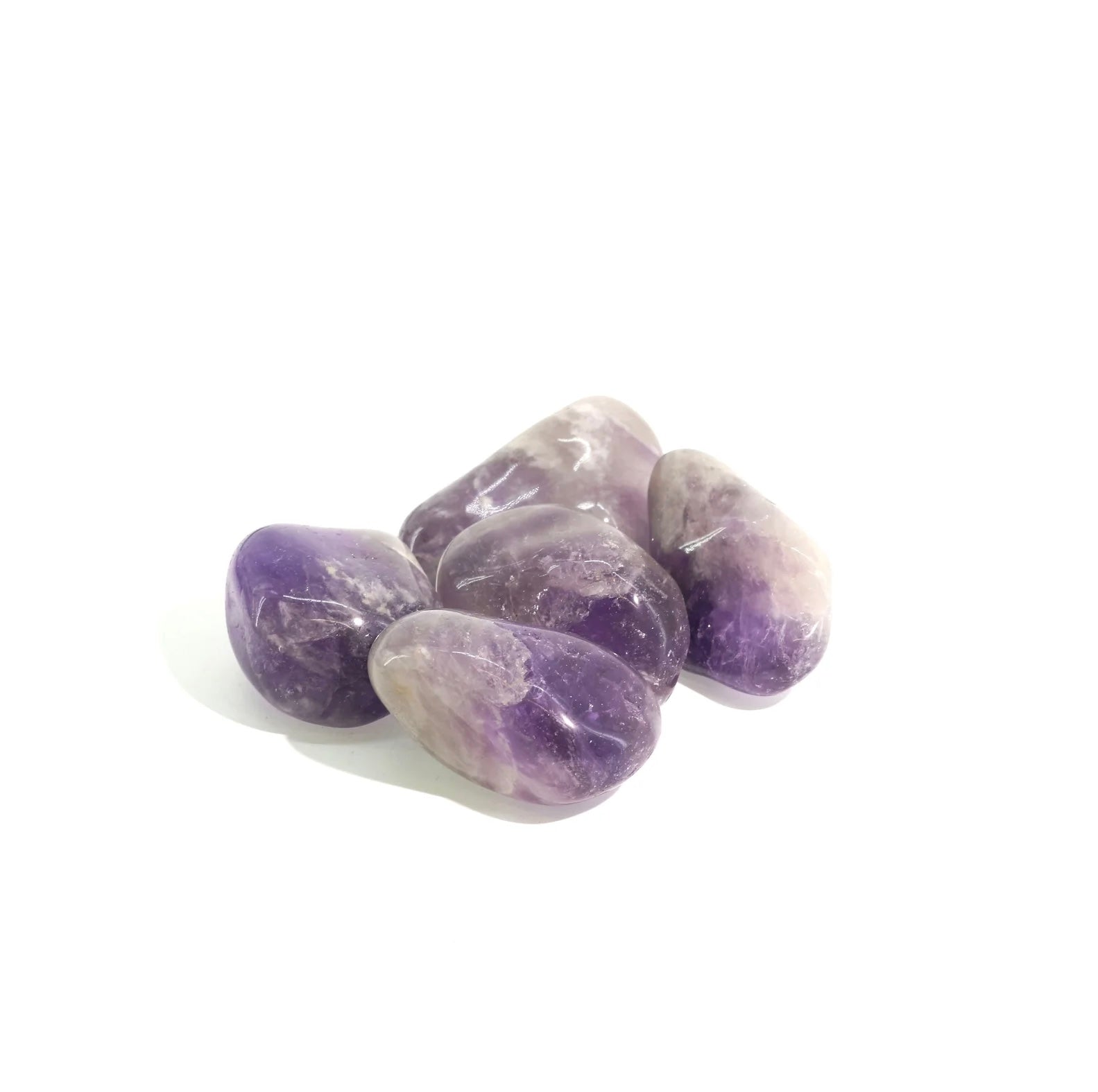 Amethyst Tumbled Stone – Intuition & Spiritual Protection Healing Crystal (A Grade)