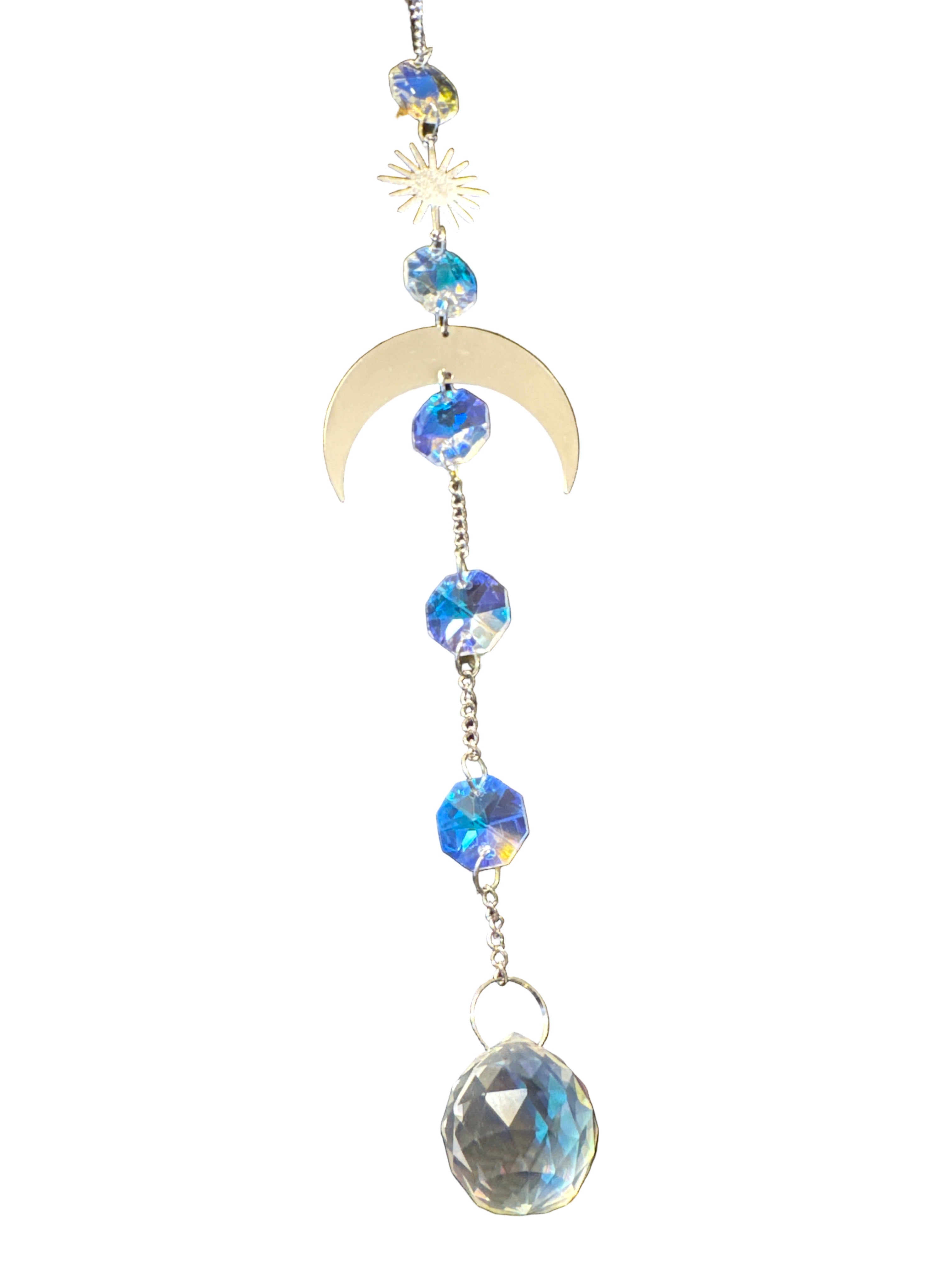 Silver Crystal Suncatcher