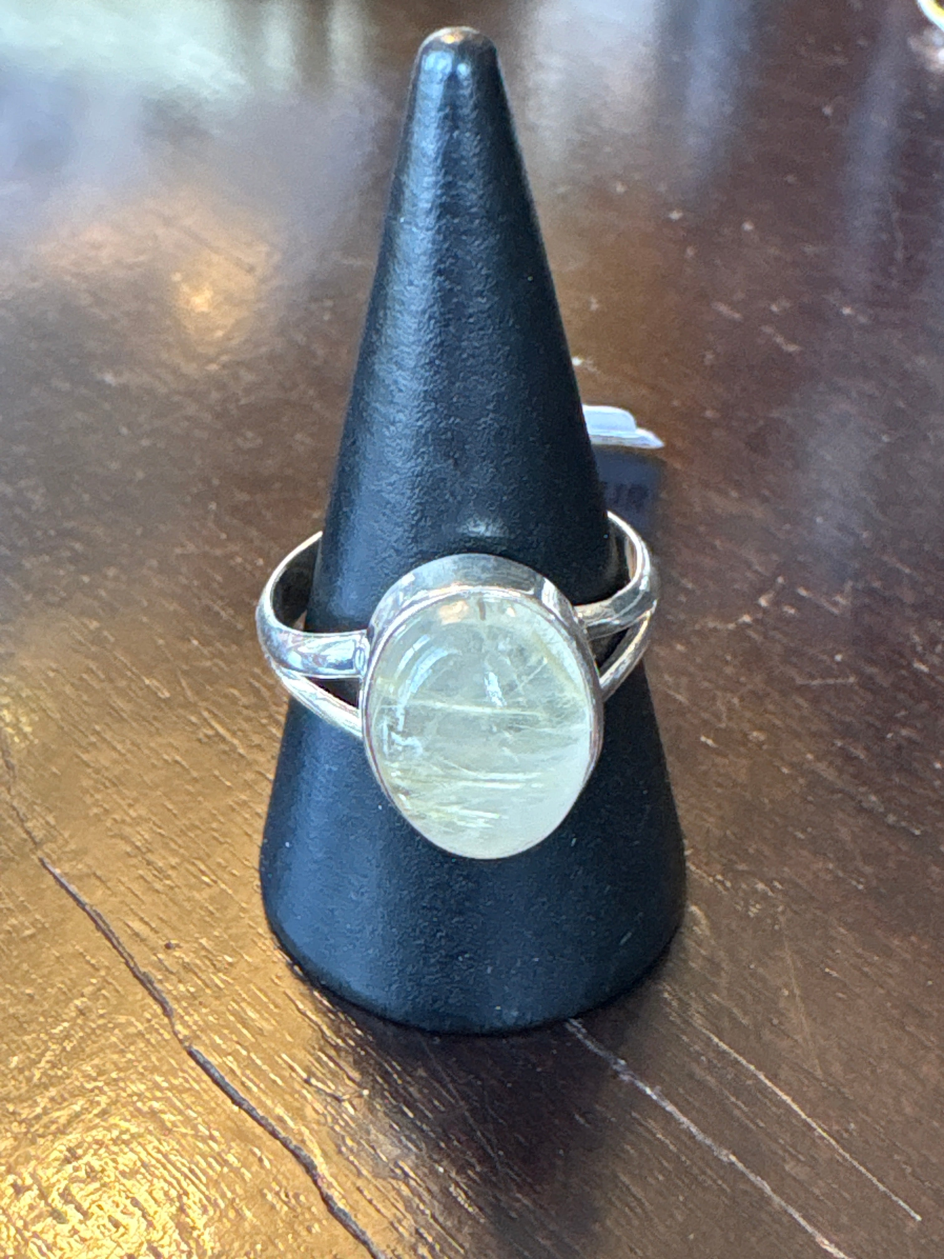 Silver .925 Rutilated Quartz Ring (183) – Amplification & Clarity Crystal Jewelry