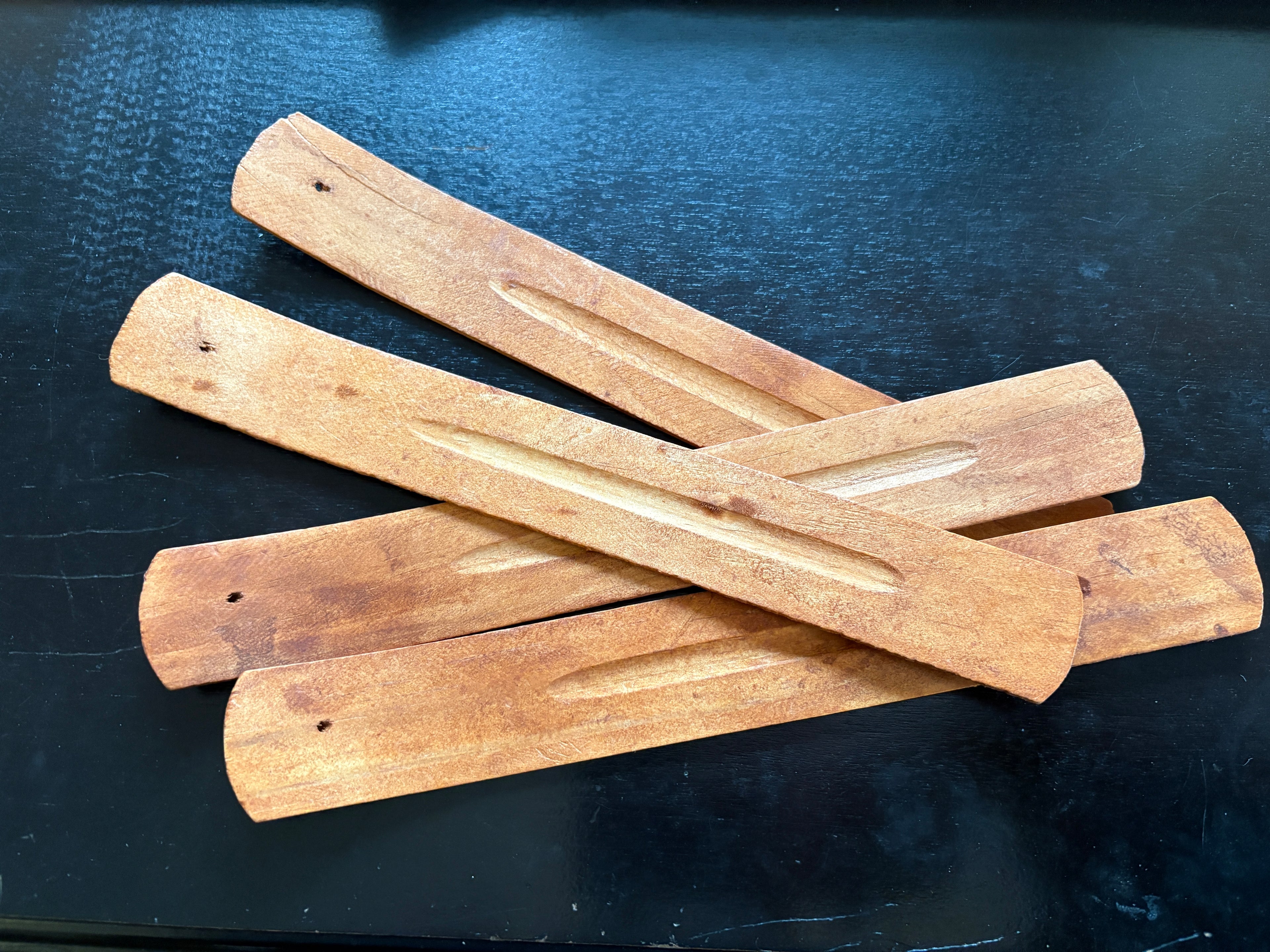 Handcrafted Wood Incense Holder