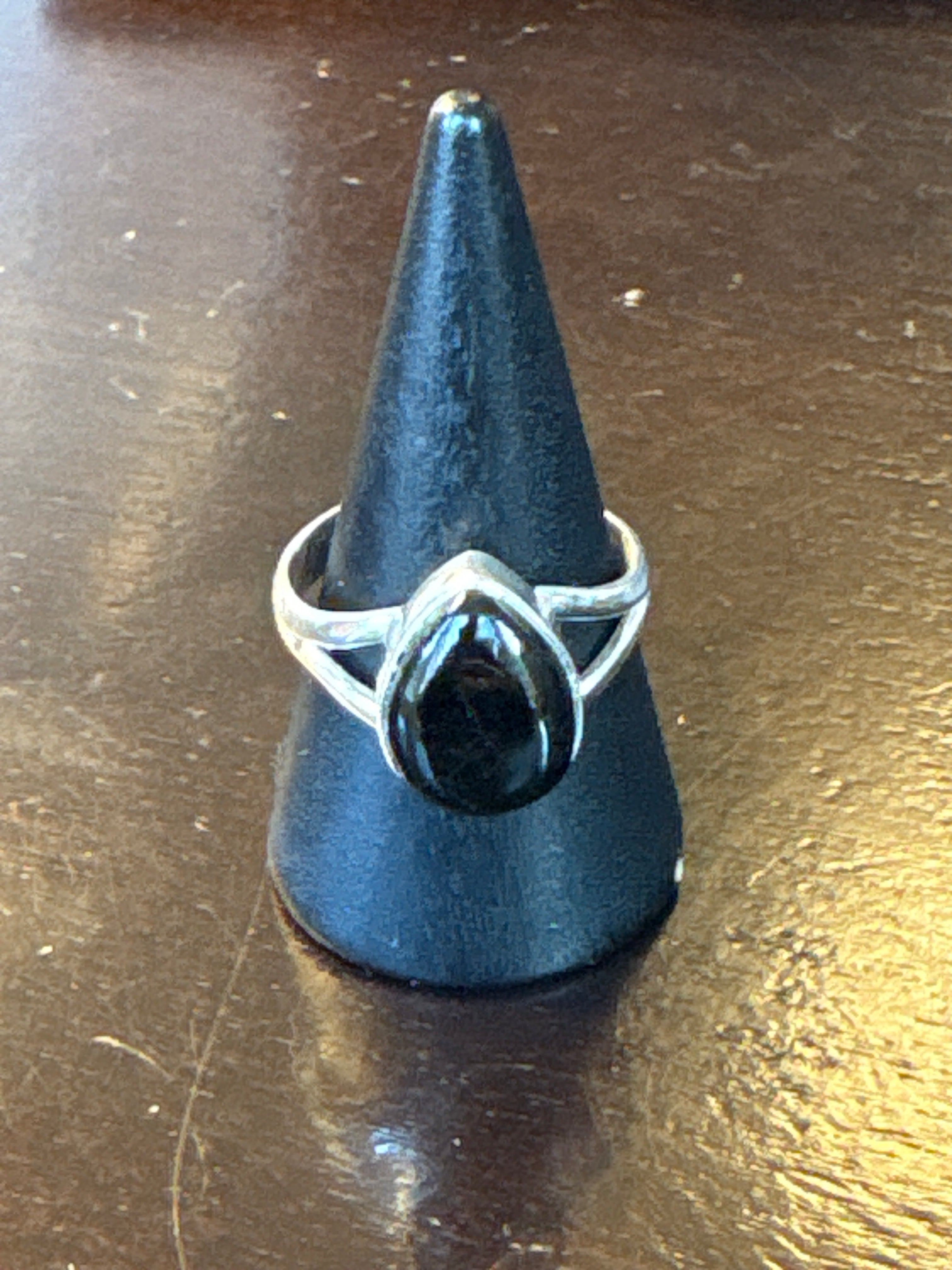 Silver .925 Tourmaline Ring (205) – Protection & Grounding Crystal Jewelry