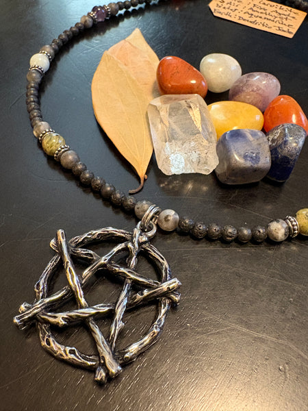 Brent Elemental Lava Necklace