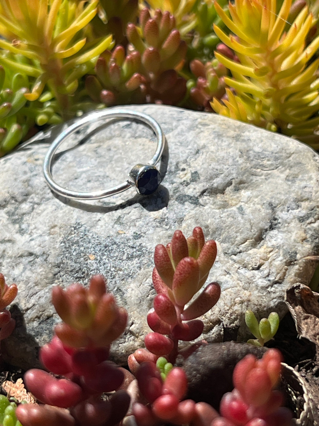 Silver Ring w/ Semi Precious Stone