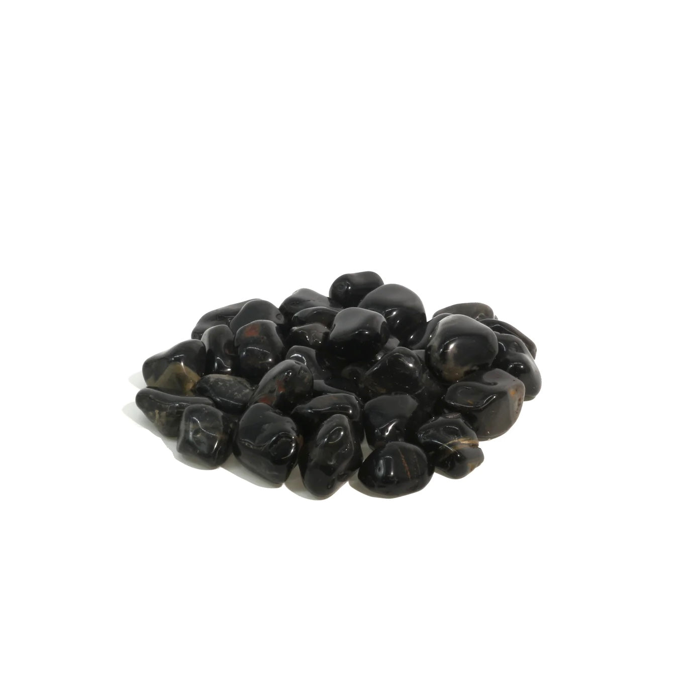 Black Onyx Tumbled Stone – Strength & Grounding Healing Crystal