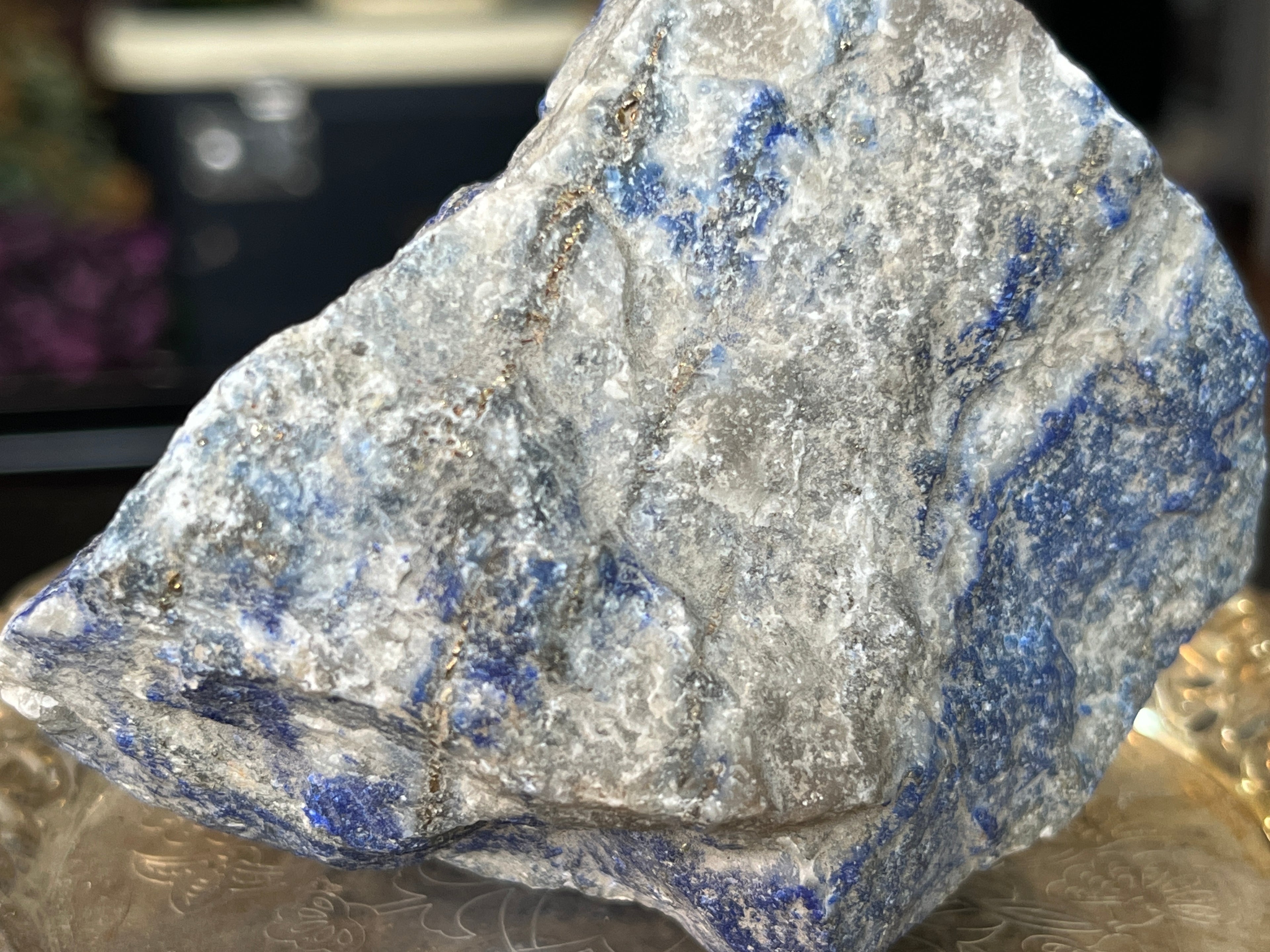 Lapis Lazuli Rough Stone – Wisdom & Inner Truth Healing Crystal (A Grade, Size 5)