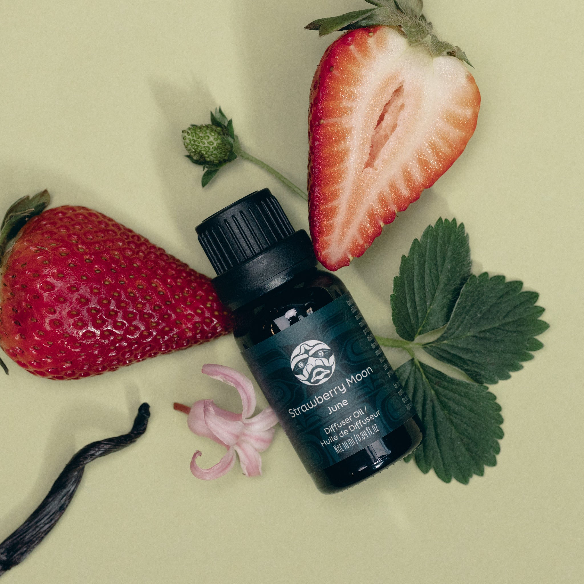JUNE STRAWBERRY MOON DIFFUSER OIL | RASPBERRY + BLACK PLUM + VANILLA