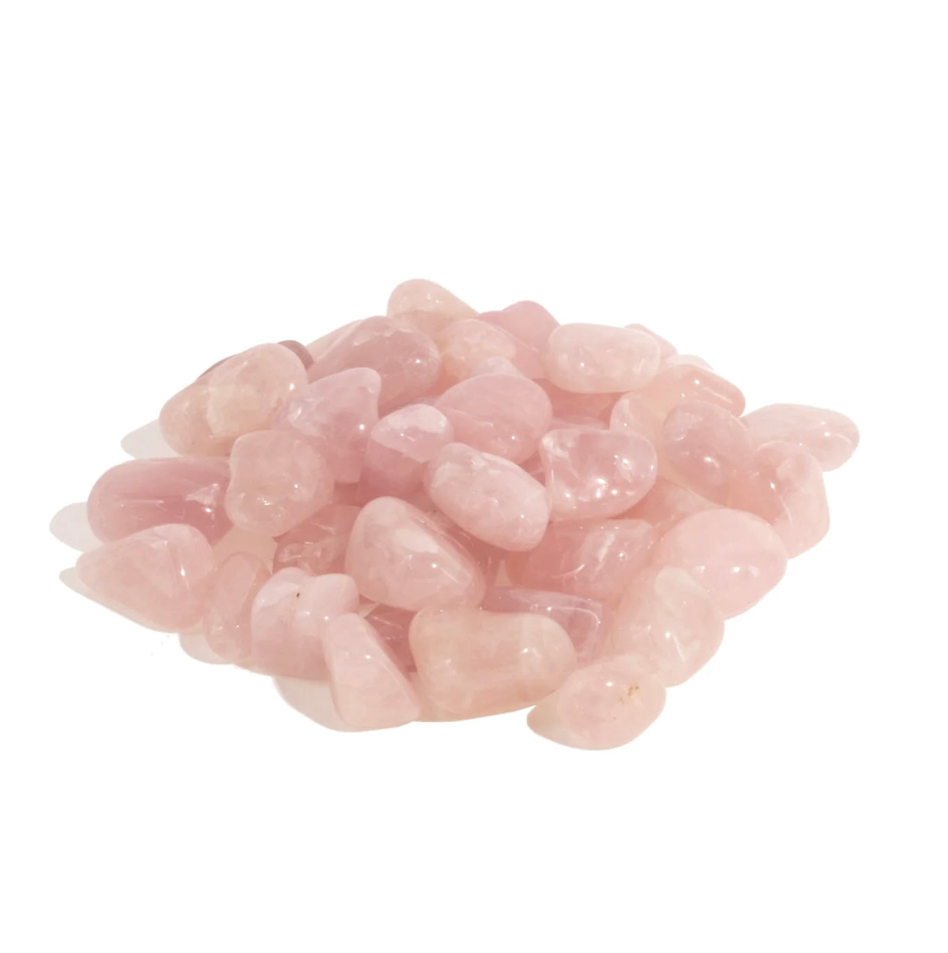 Rose Quartz Tumbled Stone – Love & Self-Compassion Healing Crystal (A Grade)