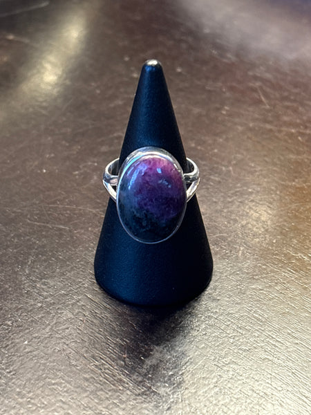 Silver .925 Ruby Zoisite Ring (182)