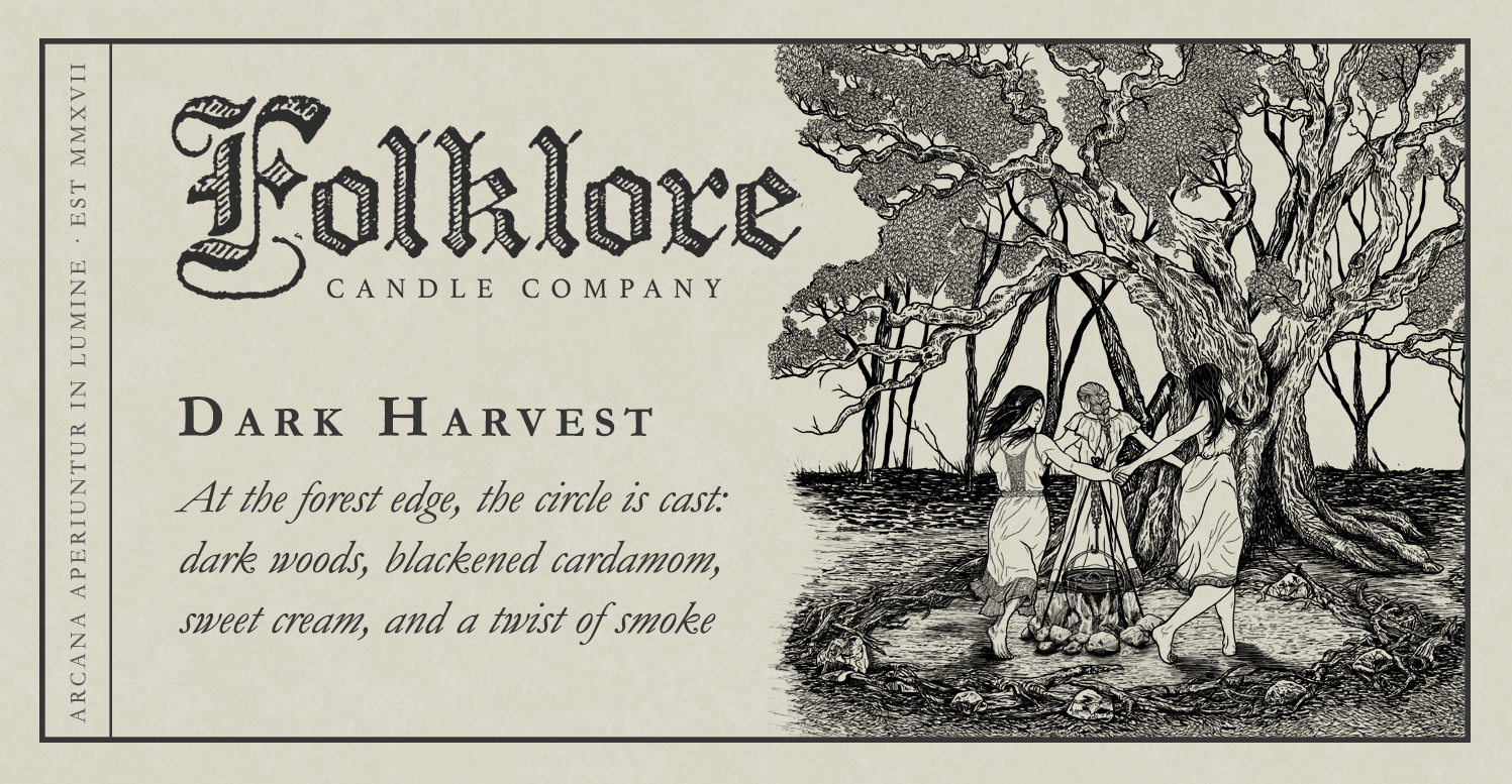 Luminary Studio - [FALL] Dark Harvest Soy Candle by Folklore Candle Co
