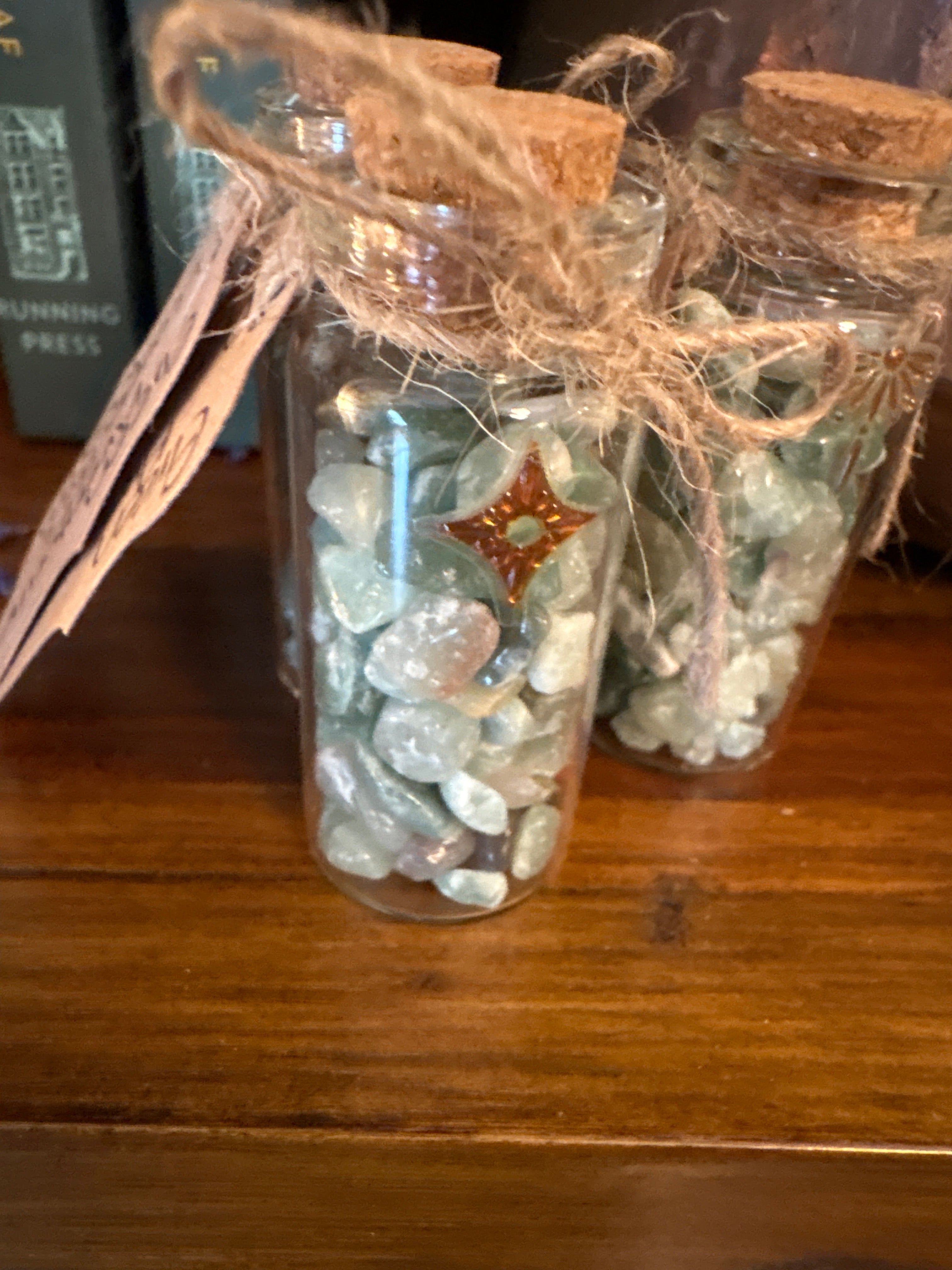 Small Wish Bottles w/ Guiding Crystals