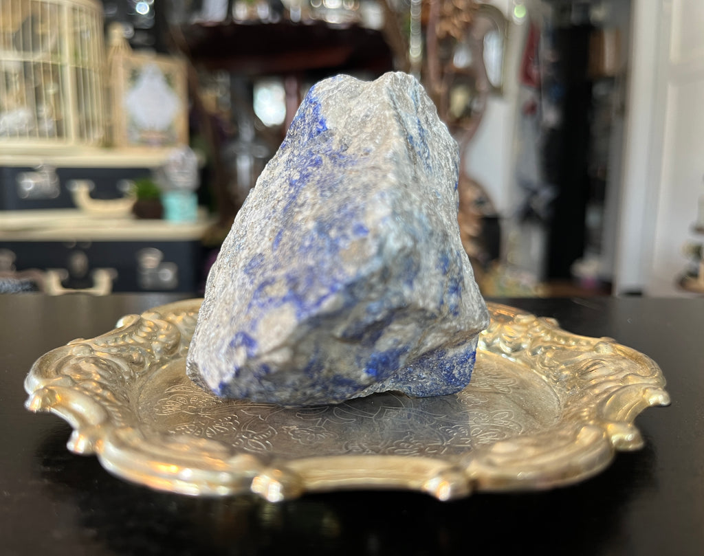 Lapis Lazuli Rough Stone – Wisdom & Inner Truth Healing Crystal (A Grade, Size 5)