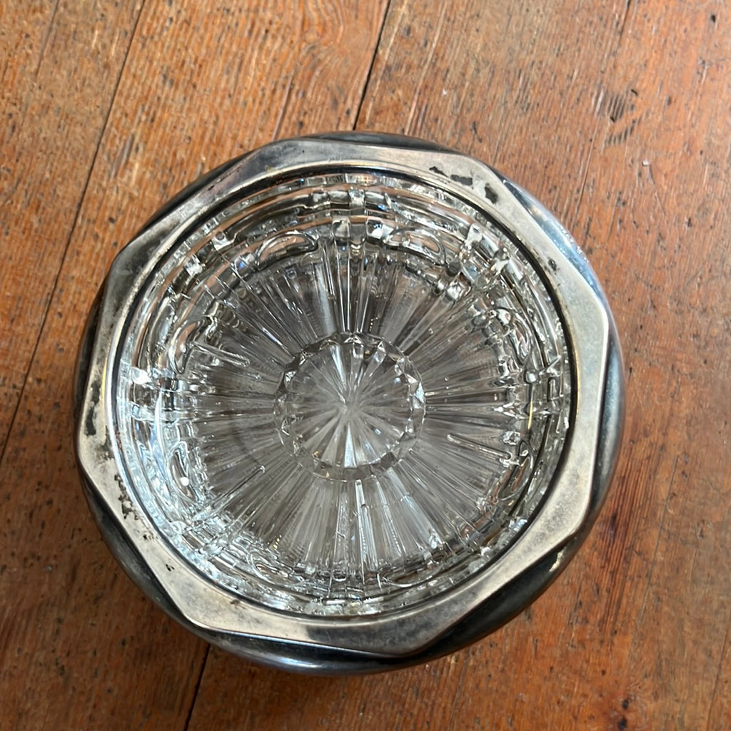 Silver Plated Glass Coasters