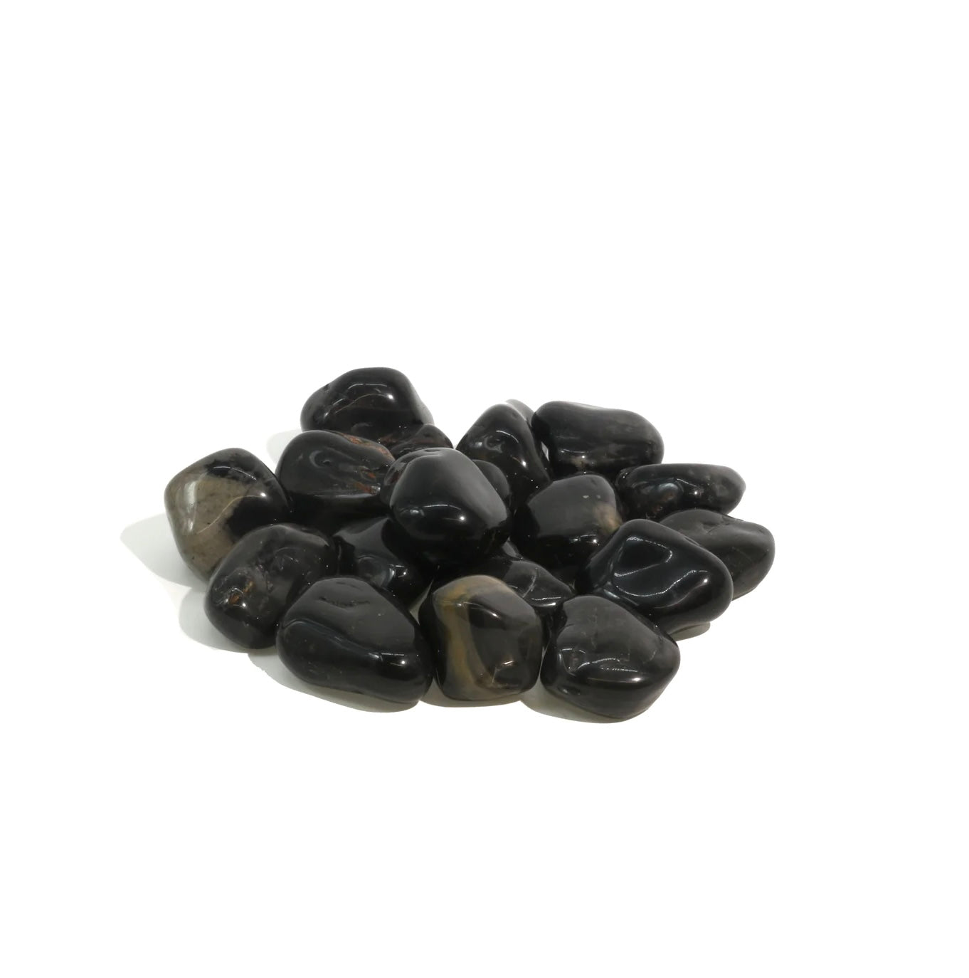 Black Onyx Tumbled Stone – Strength & Grounding Healing Crystal
