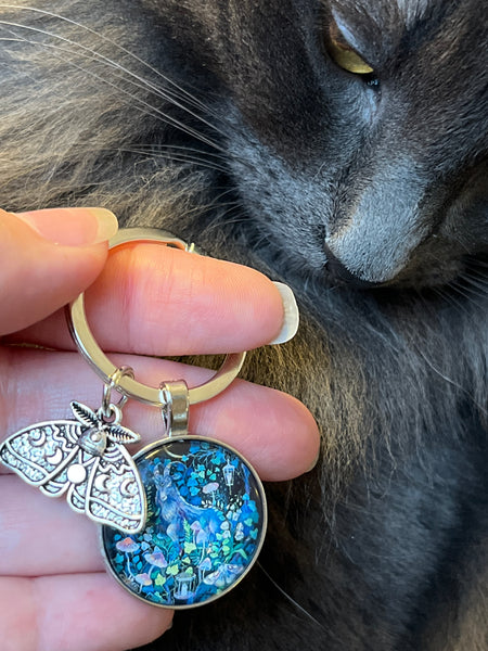 Moth Keychain