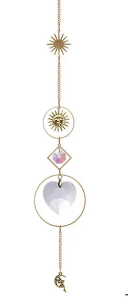 Gold Crystal Suncatcher 2
