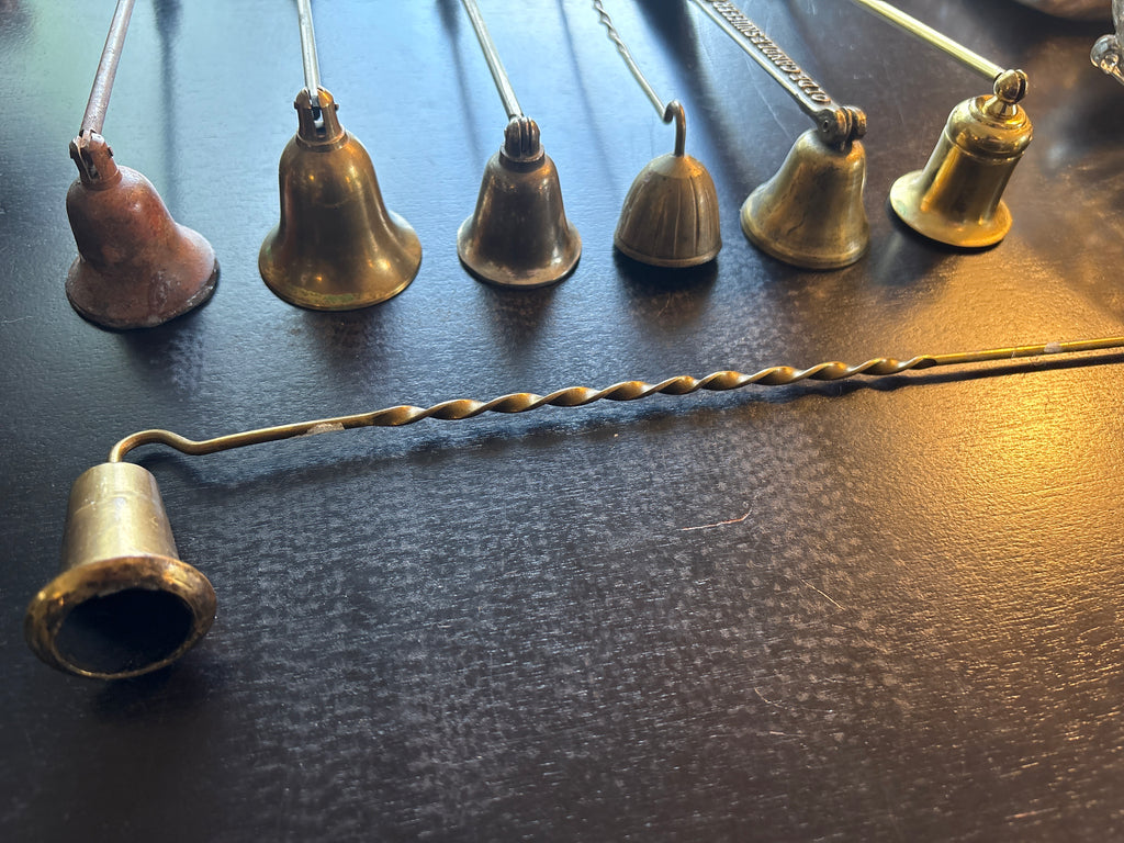 Long Barley-Twist Brass Snuffer