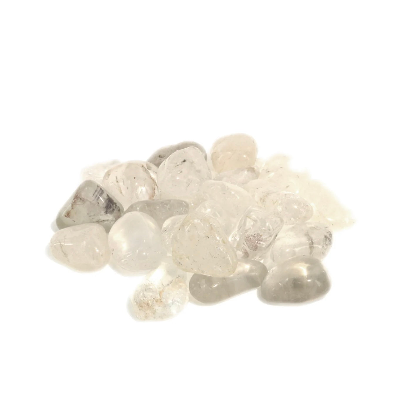 Clear Quartz Inclusions Tumbled Stone – Clarity & Amplification Healing Crystal