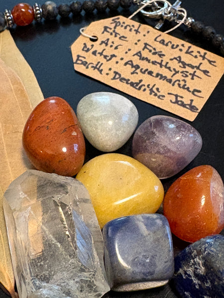 Brent Elemental Lava Necklace