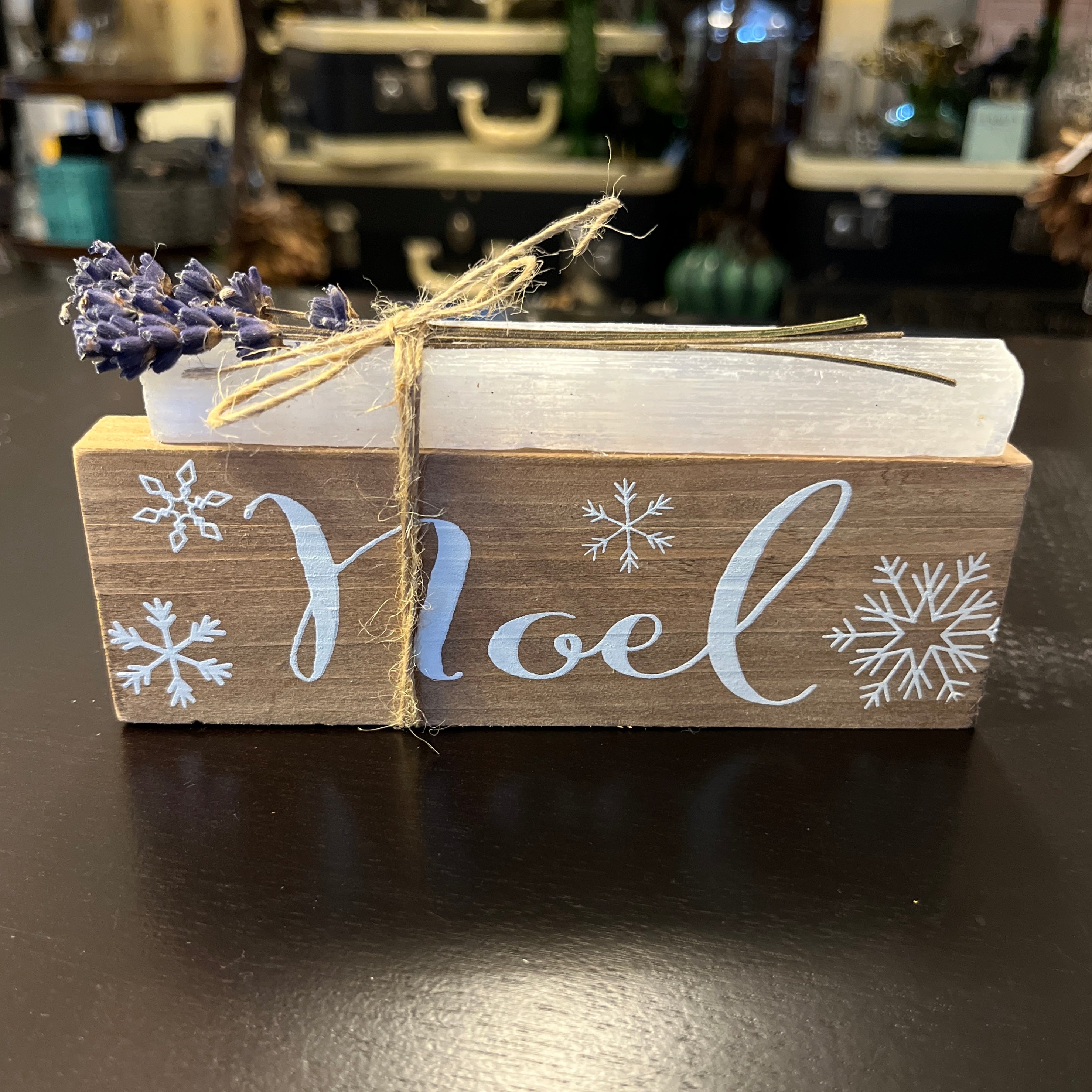 Holiday Wood Tabletop Signs