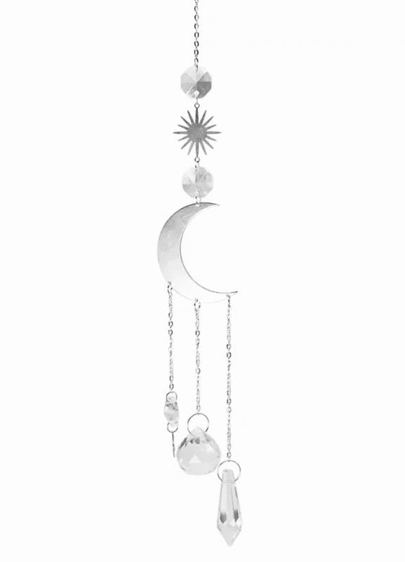 Silver Crystal Suncatcher