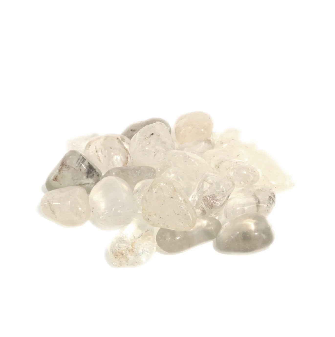 Clear Quartz Inclusions Tumbled Stone – Clarity & Amplification Healing Crystal