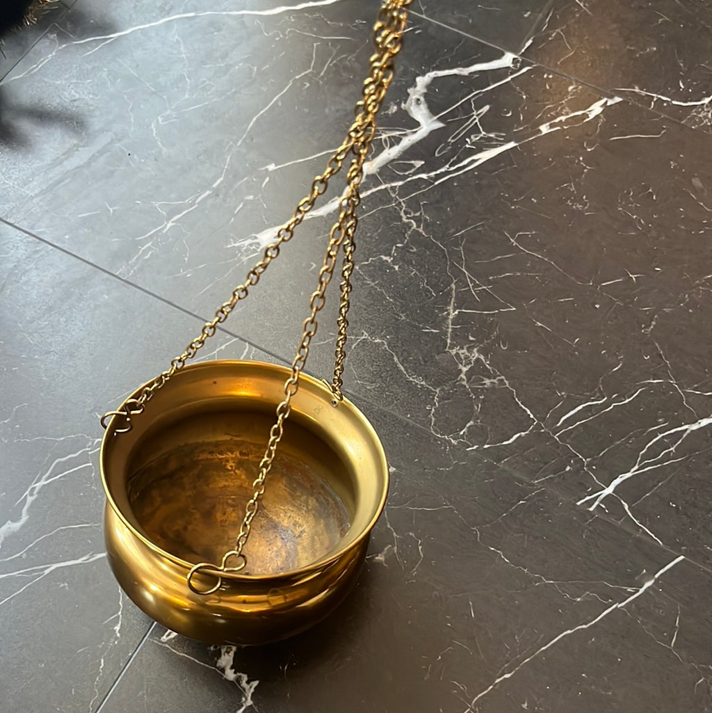 Hanging Brass Pot/ Cauldron Small