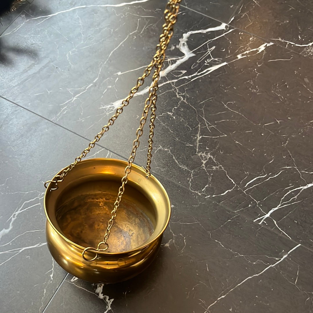Hanging Brass Pot/ Cauldron Small