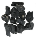 Black Tourmaline Rough Stone Chunks – Protection & Grounding Healing Crystal