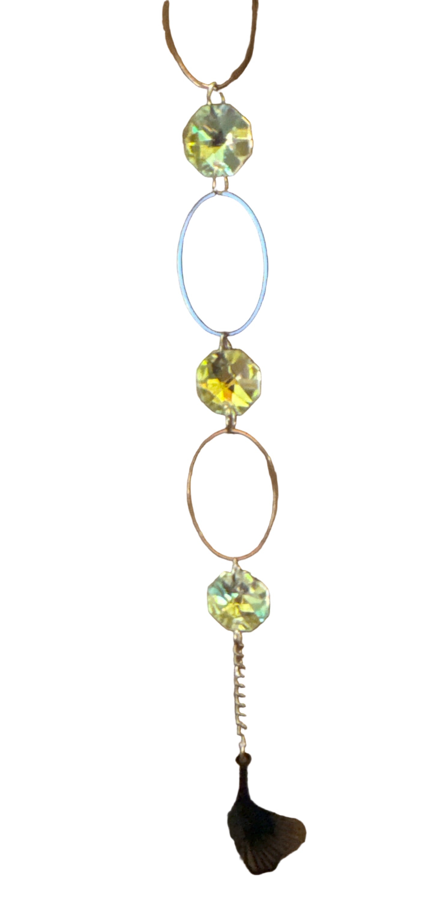 Silver Crystal Suncatcher