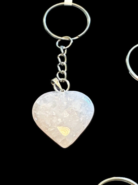 Heart Crystal Keychain