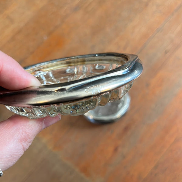 Silver Plated Glass Coasters