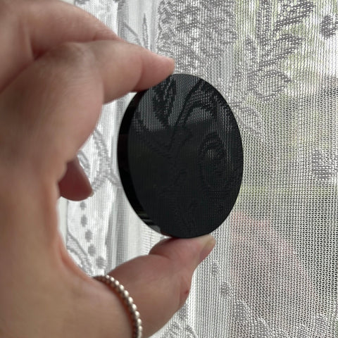 Black Obsidian Scrying Mirror