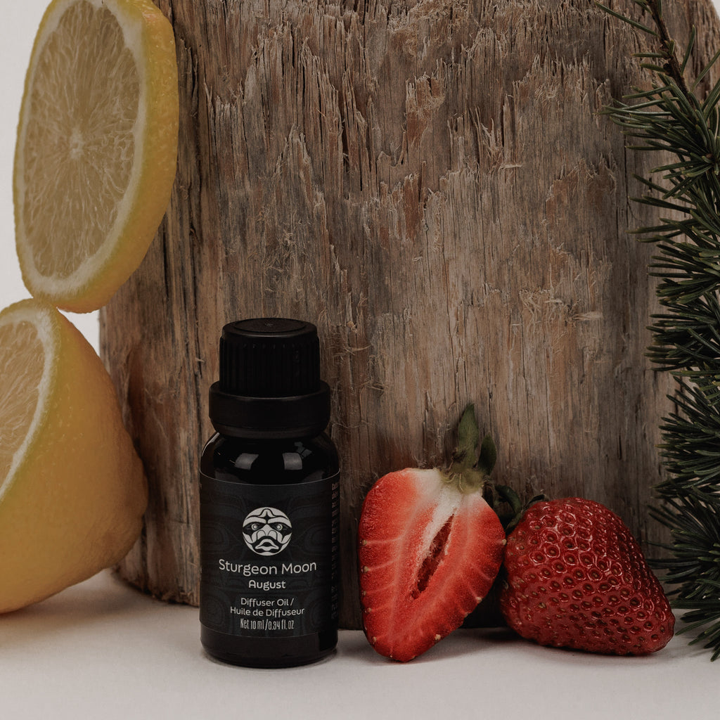 AUGUST STURGEON MOON DIFFUSER OIL | MOUNTAIN AIR + SPRUCE + RED BERRIES