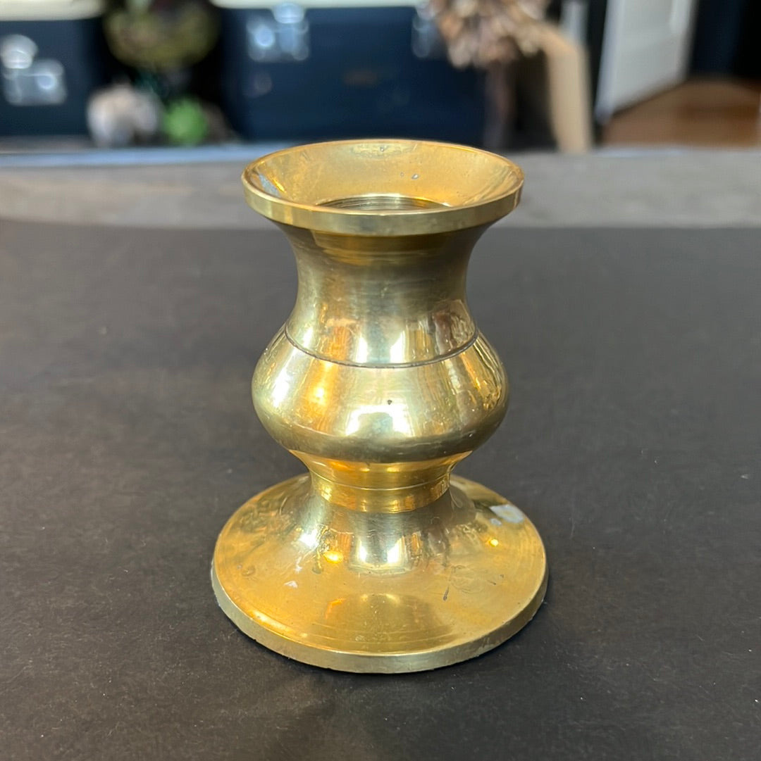 Vintage Brass Candlestick 2.5”