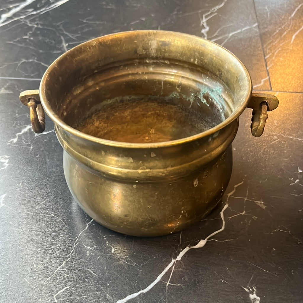 Pot Belly Brass Pot/ Cauldron Medium